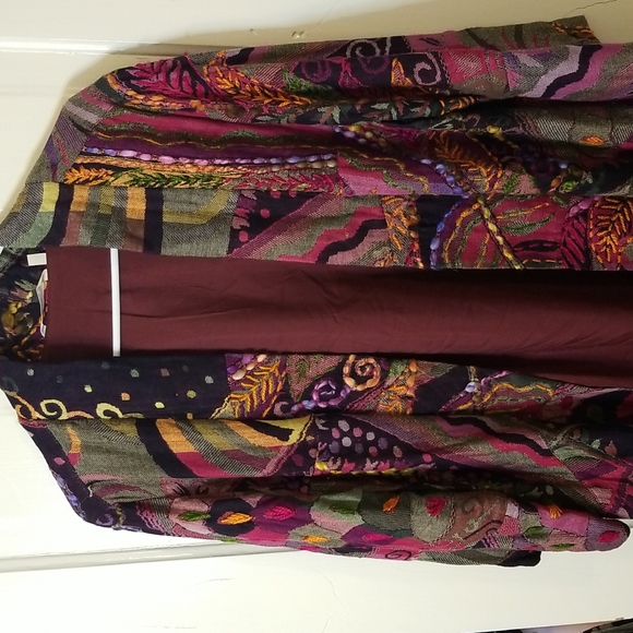 Soft surroundings embroidered jacket - Picture 2 of 13